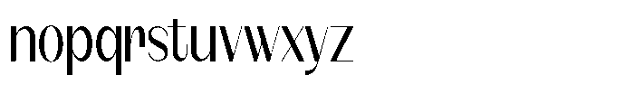 Modernity Light Font LOWERCASE