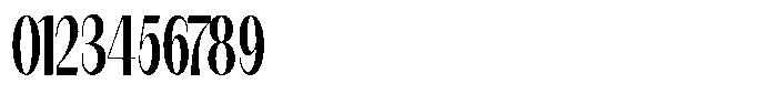 Modernity Medium Condensed Font OTHER CHARS