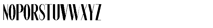 Modernity Medium Condensed Font UPPERCASE