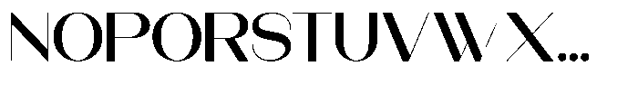 Modernity Medium Expanded Font UPPERCASE