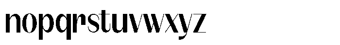 Modernity Medium Font LOWERCASE
