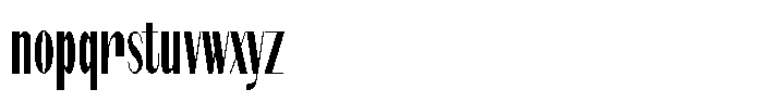 Modernity News Condensed Font LOWERCASE