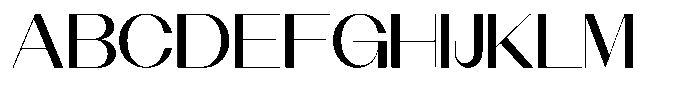 Modernity News Expanded Font UPPERCASE