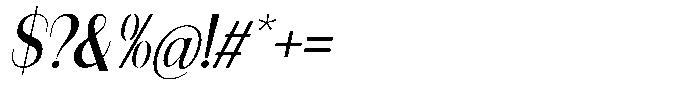 Modernity News Italic Font OTHER CHARS