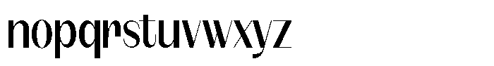 Modernity News Font LOWERCASE