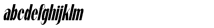 Modernity Semi Bold Condensed Italic FONT