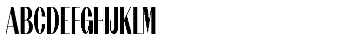Modernity Semi Bold Condensed Font UPPERCASE