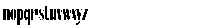 Modernity Semi Bold Condensed Font LOWERCASE