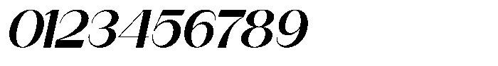 Modernity Semi Bold Expanded Italic Font OTHER CHARS