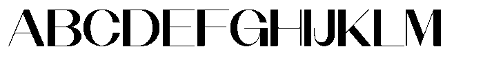 Modernity Semi Bold Expanded Font UPPERCASE