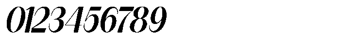 Modernity Semi Bold Italic Font OTHER CHARS