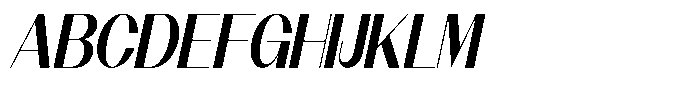 Modernity Semi Bold Italic Font UPPERCASE