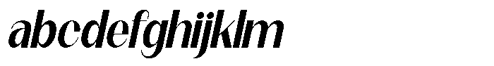 Modernity Semi Bold Italic FONT
