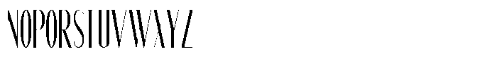 Modernity Thin Condensed Font UPPERCASE