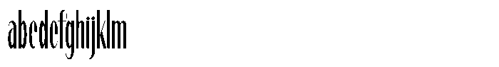 Modernity Thin Condensed FONT