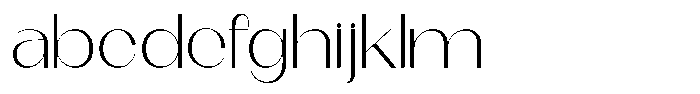 Modernity Thin Expanded FONT