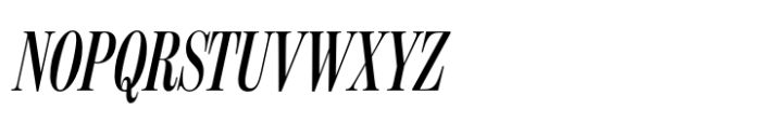 Moderno FB Comp Italic Font UPPERCASE