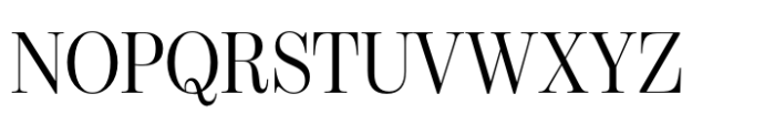 Moderno FB Condensed Light Font UPPERCASE
