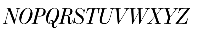 Moderno FB Italic Font UPPERCASE