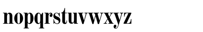Moderno FB XCond Bold Font LOWERCASE
