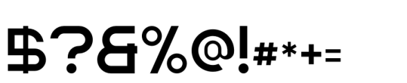 Moderva Regular Font OTHER CHARS