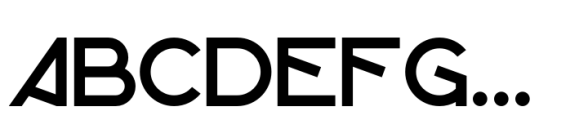 Moderva Regular Font UPPERCASE