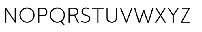 Modeska Extra Light Font UPPERCASE