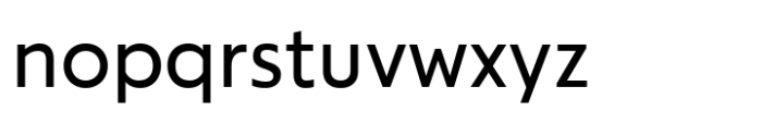 Modeska Regular Font LOWERCASE