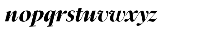 Modest Bold Italic Font LOWERCASE