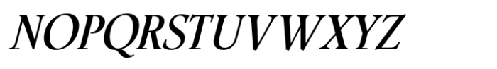 Modest Italic Font UPPERCASE