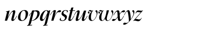 Modest Italic Font LOWERCASE