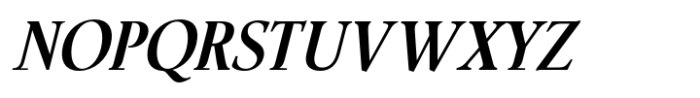 Modest Medium Italic Font UPPERCASE