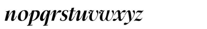 Modest Medium Italic Font LOWERCASE