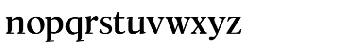 Modest Medium Font LOWERCASE