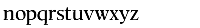 Modest Regular Font LOWERCASE