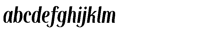 Modestia Bold Italic FONT