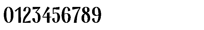 Modestia Bold Font OTHER CHARS