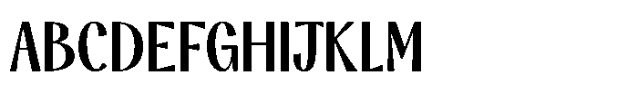 Modestia Bold Font UPPERCASE