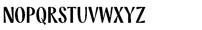 Modestia Bold Font UPPERCASE
