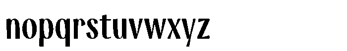 Modestia Bold Font LOWERCASE