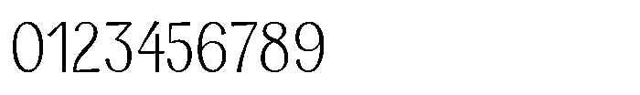Modestia Light Font OTHER CHARS
