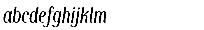 Modestia Medium Italic FONT