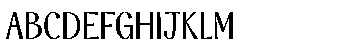 Modestia Medium Font UPPERCASE