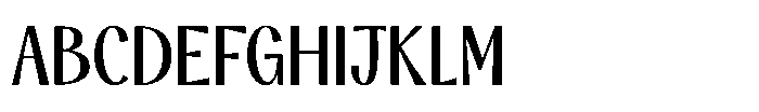 Modestia Semi Font UPPERCASE
