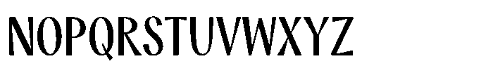 Modestia Semi Font UPPERCASE