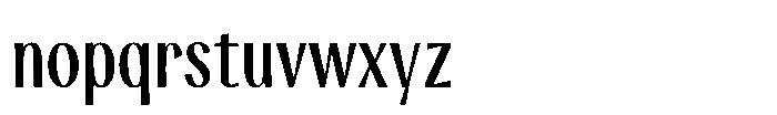 Modestia Semi Font LOWERCASE