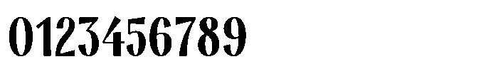 Modestia Ultra Font OTHER CHARS