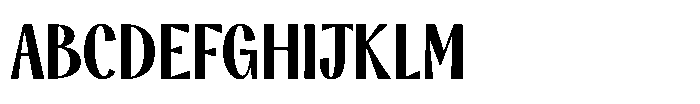 Modestia Ultra Font UPPERCASE