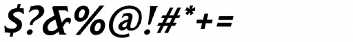 Modesto Text Medium Italic Font OTHER CHARS