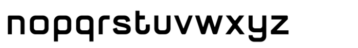 Modex Sans Bold Font LOWERCASE